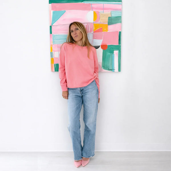 Kerri Rosenthal Ex-Boyfriend Patchwork Sweatshirt - Pink