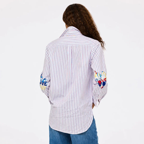 Kerri Rosenthal Mia Love Evolve Stripe Shirt