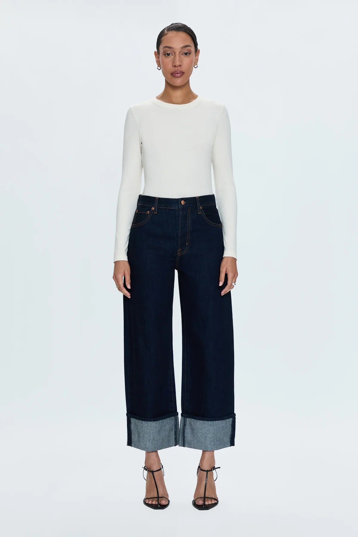 Pistola Ryder High Rise Cuffed Straight Pant