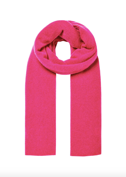 White + Warren Cashmere Travel Wrap- Bright Rose