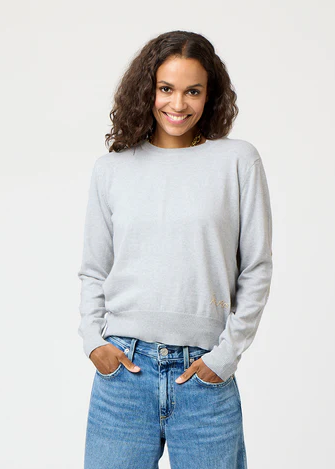 Kerri Rosenthal Patchwork Pullover - Silver Fox