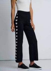 Lisa Todd Love Track Pants - Black