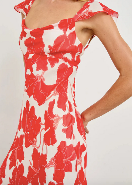 Rails Marigold Dress - Scarlet Hibiscus