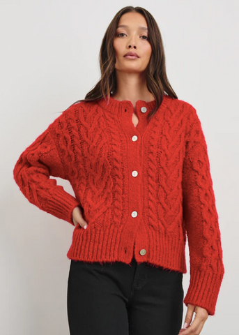 Rails Amelie Sweater - Scarlet