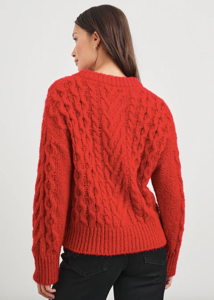 Rails Amelie Sweater - Scarlet