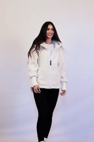 Eleven Elfs Lykke Teddy Jacket - Off White
