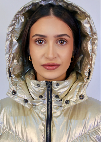 Fairie Vegan Down Jacket - Champagne Metallic