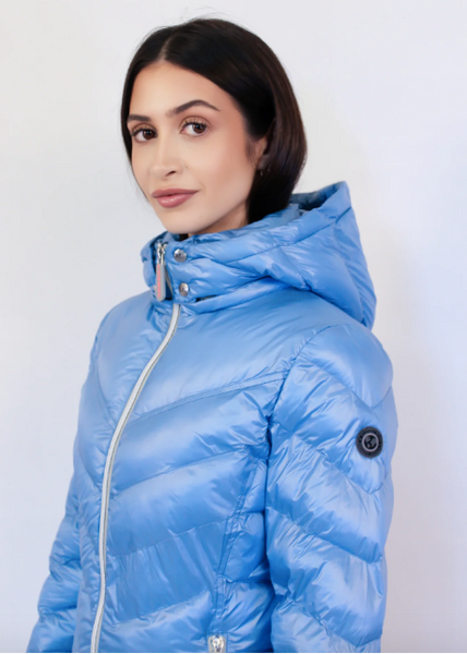 Fairie Vegan Down Jacket - Retro Blue