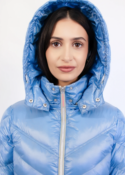 Fairie Vegan Down Jacket - Retro Blue