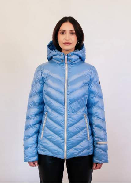 Fairie Vegan Down Jacket - Retro Blue