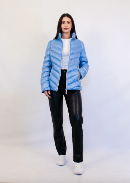 Fairie Vegan Down Jacket - Retro Blue