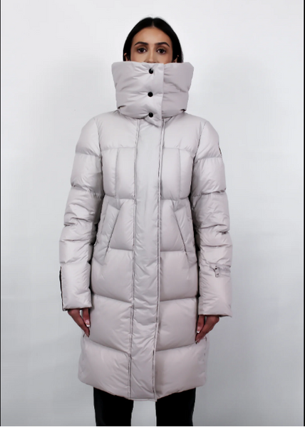 Eleven Elfs Tara Long Down Coat - Linen