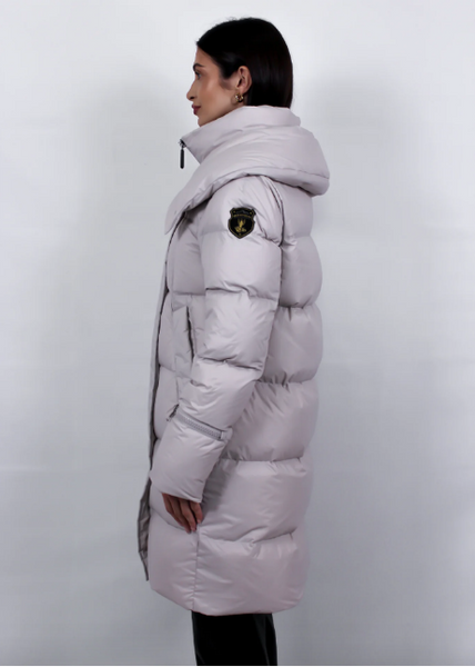 Eleven Elfs Tara Long Down Coat - Linen