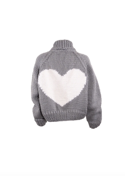GOGO Sweaters Heart Cardi (PRE-ORDER)
