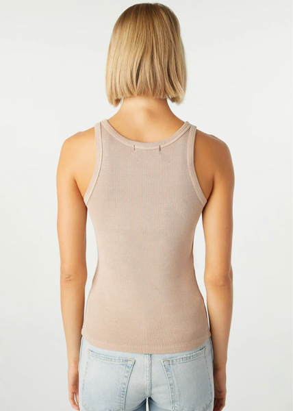 AMO Long Rib Tank - Taupe
