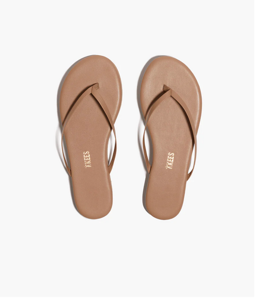 TKEES Lily Platform Flip Flops in Cocobutter