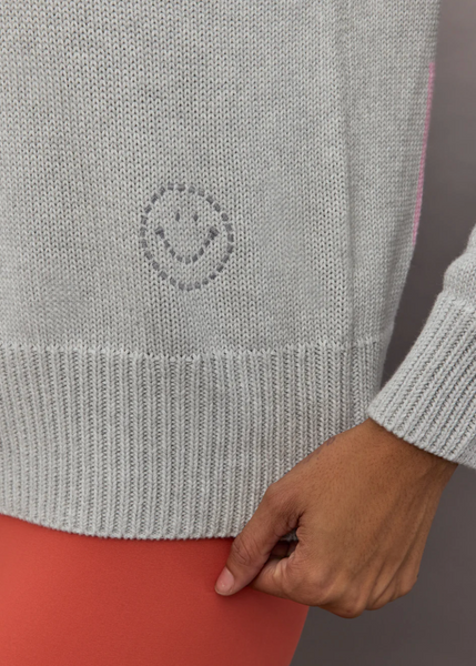 Kerri Rosenthal Benton Best Day Ever Sweater - Silver Fox