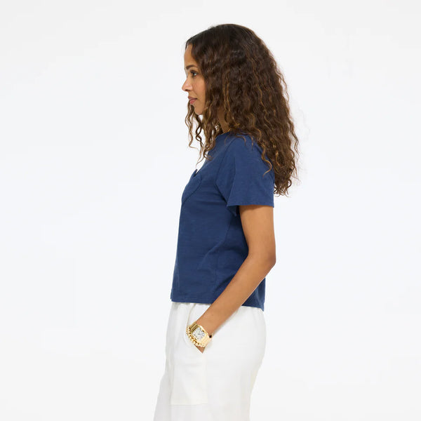 Kerri Rosenthal Slub Tee - Indigo