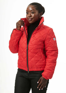 Eleven Elfs Stella Vegan Down Bomber - Chili Red (PRE-ORDER)