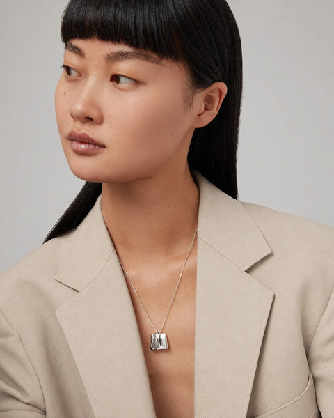 Jenny Bird Sundra Pendant Necklace - Silver