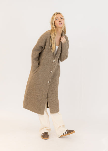 Lyla + Luxe Victoria Coat - Driftwood