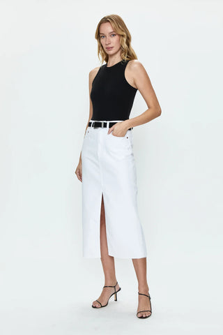 Pistola Alice Midi Skirt - White