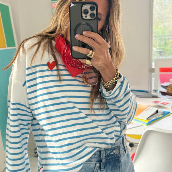 Kerri Rosenthal Artist Long Sleeve Stripe Tee