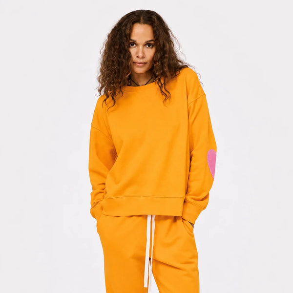 Kerri Rosenthal Ex-Boyfriend Patchwork Sweatshirt - Clementine