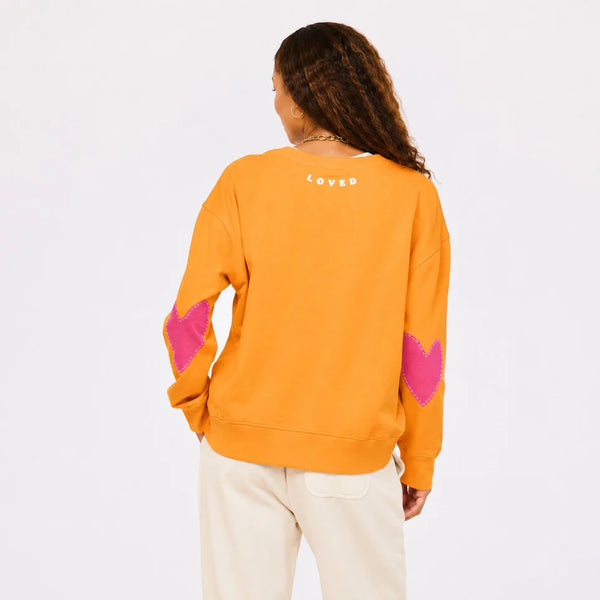 Kerri Rosenthal Ex-Boyfriend Patchwork Sweatshirt - Clementine