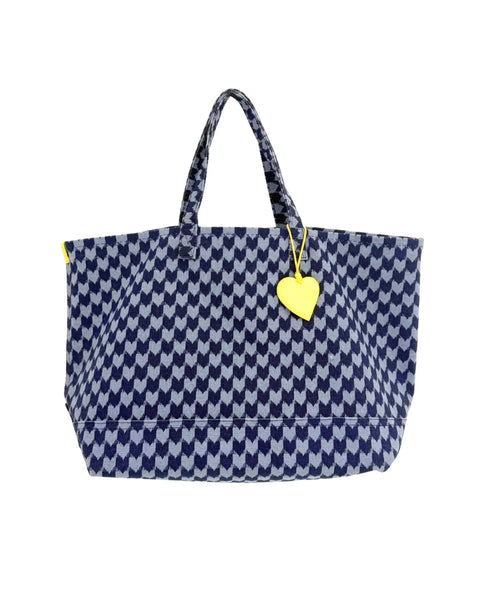 Kerri Rosenthal Heart in Check Tote