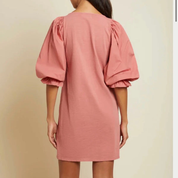 Nation LTD Oralia Dress - Pink Cheek