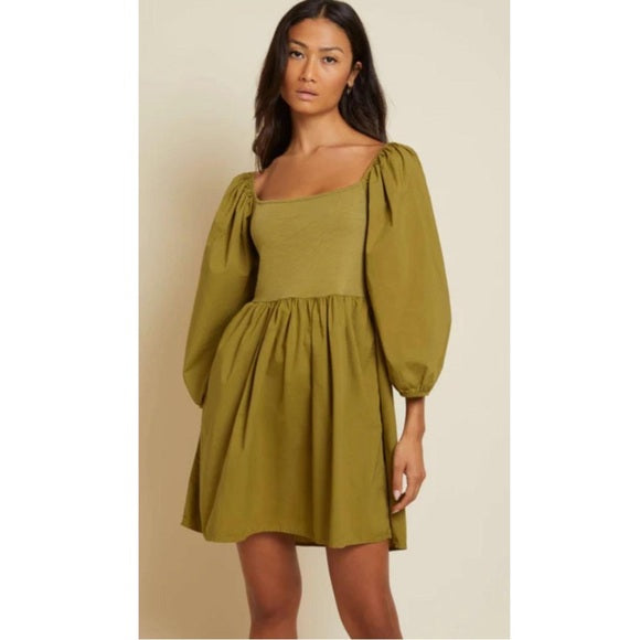 Nation LTD Heddie Dress - Lichen