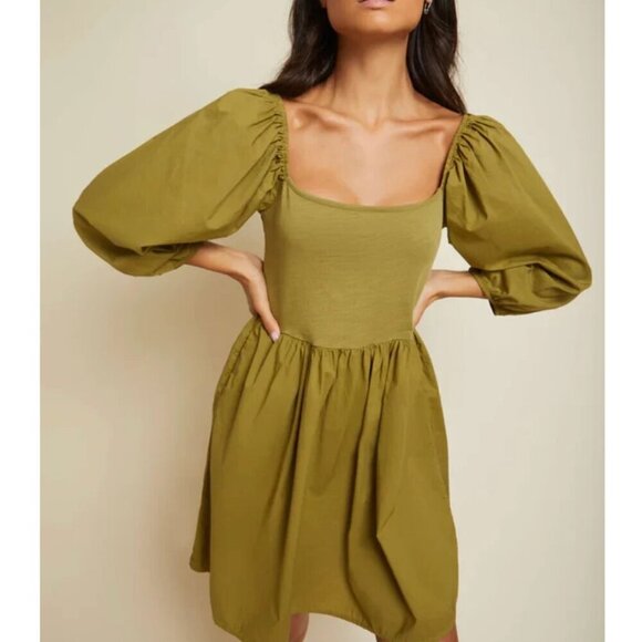Nation LTD Heddie Dress - Lichen
