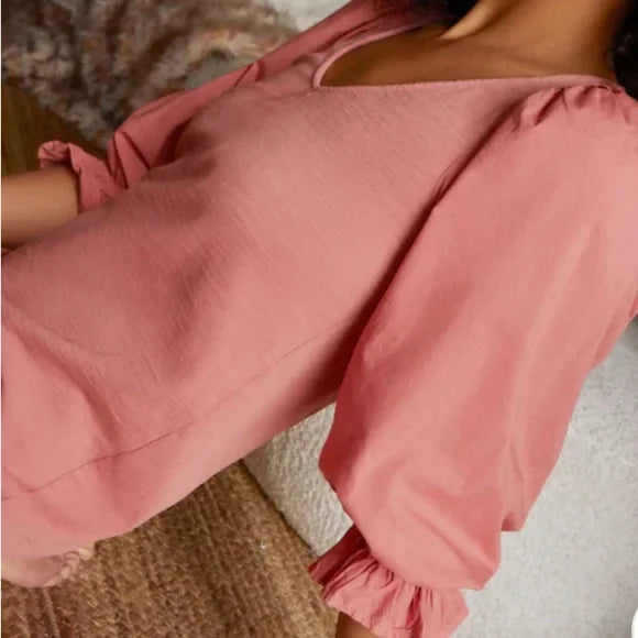 Nation LTD Oralia Dress - Pink Cheek