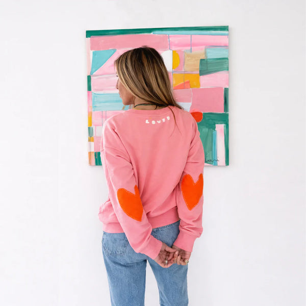Kerri Rosenthal Ex-Boyfriend Patchwork Sweatshirt - Pink