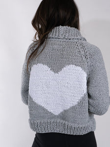 PRE SALE- GOGO Jersey Classic Heart Cardi - Gym Class