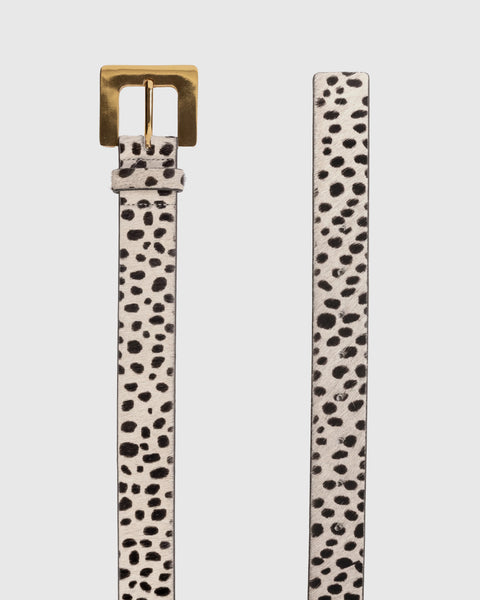 Black Suede Studio Noir Belt