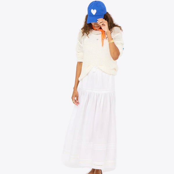 Kerri Rosenthal Open Stitch Sweater - Cloud