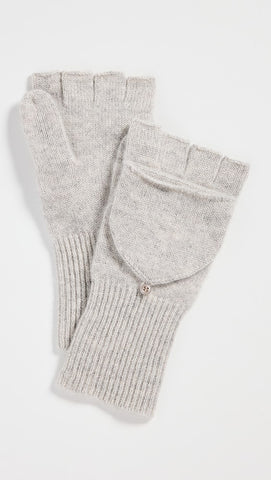 PRE-ORDER White + Warren Cashmere Pop Top Glove