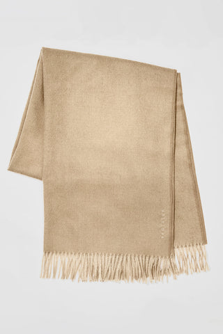SENTALER Baby Suri Alpaca Shawl- Camel