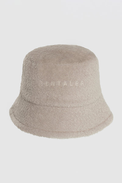 SAND BOUCLÉ ALPACA BUCKET HAT